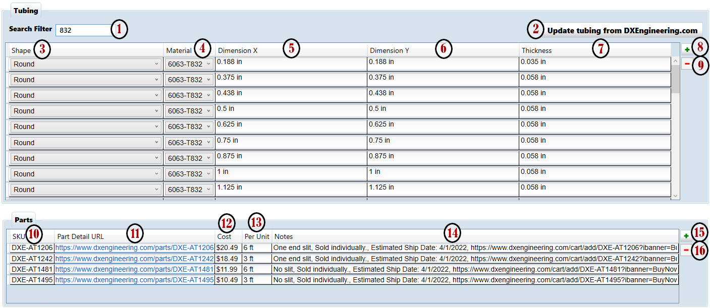 Tubing Tab Yagi Mechanical Documentation